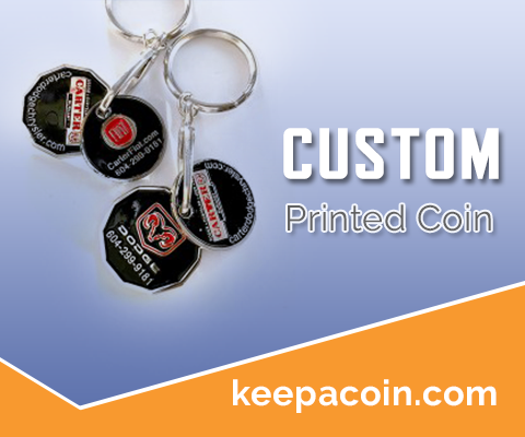 custom imprinted coin