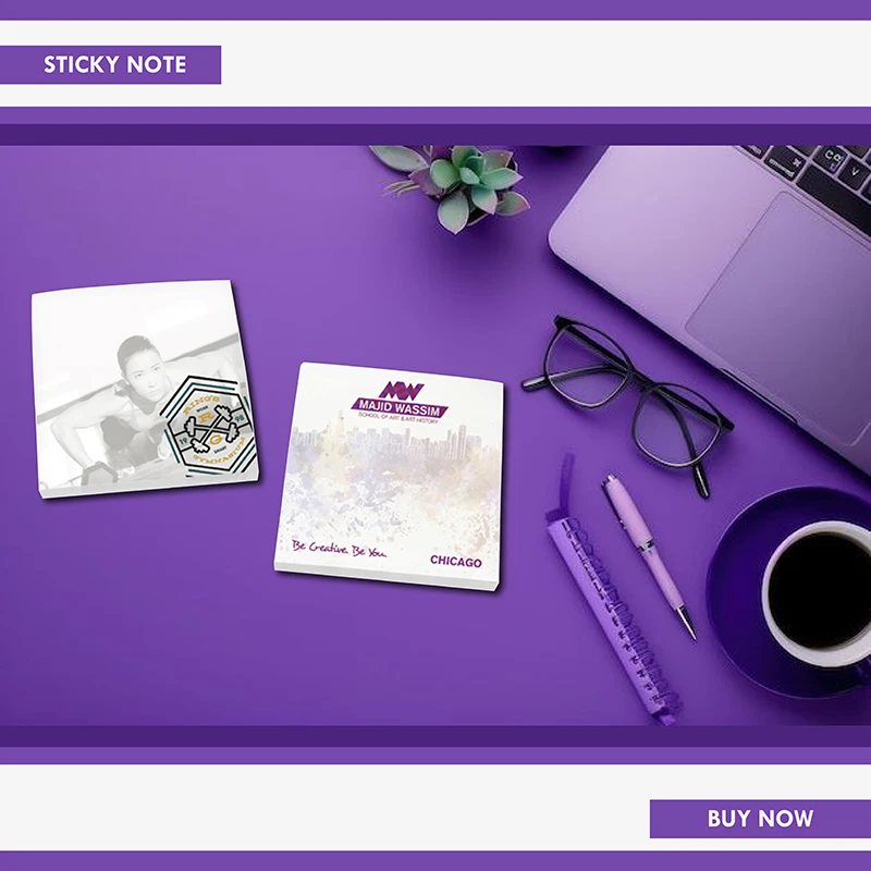 Souvenir Sticky Note 3 x 3 inch Pad, 100 sheet